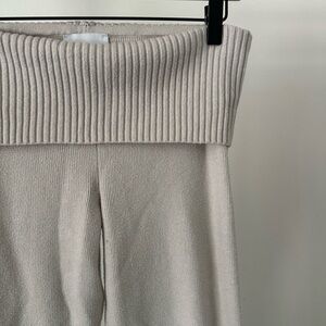 Cozy Cream Kids Knit Pants